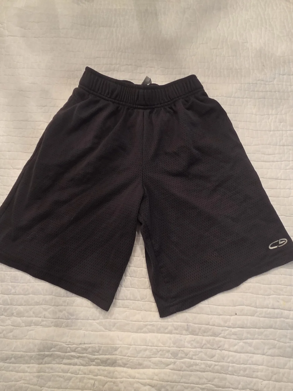 Champion Black Mesh Kids Athletic Shorts Size M( 8 - 10)